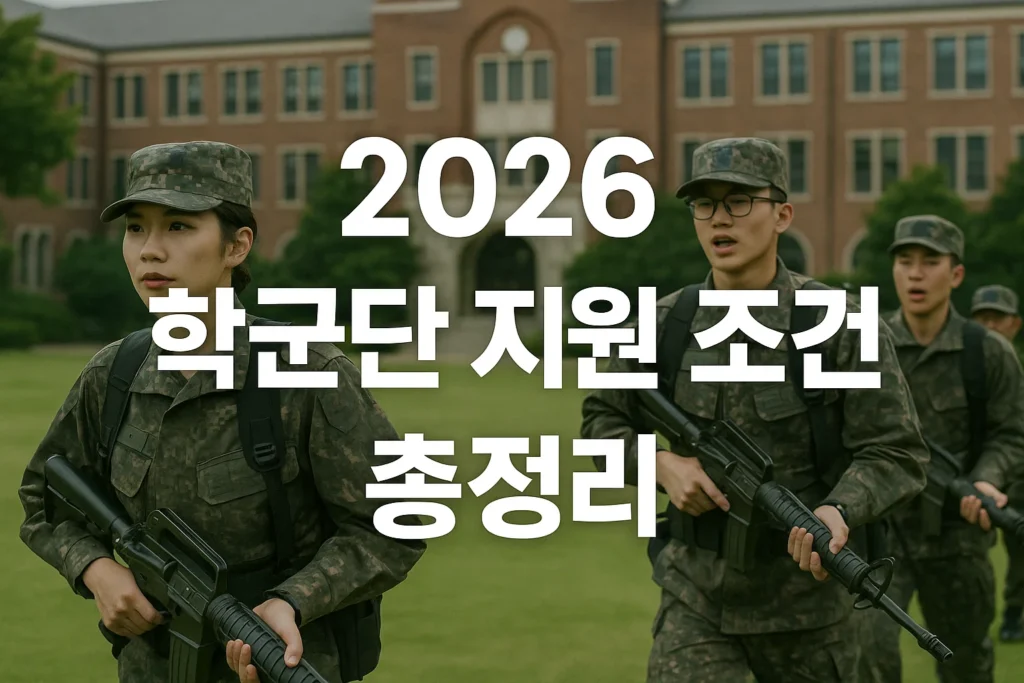 학군단지원 총정리